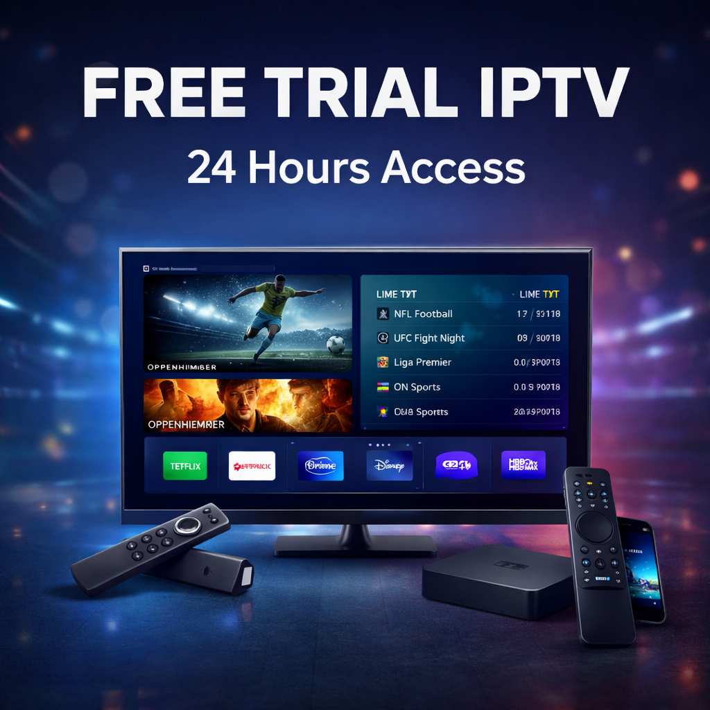 Free trial IPTV 24 hours test
